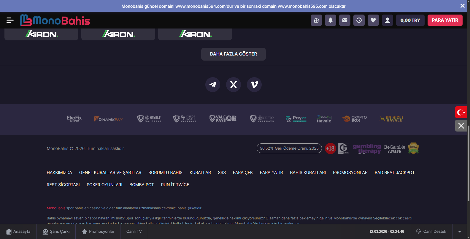 Monobahis Top Casino Oyunları